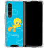 Looney Tunes Tweety Bird Flying Galaxy Z Fold4 5G Clear Case